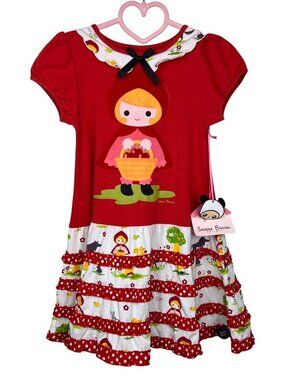 Servane Barrau Little Red Riding Hood Dress